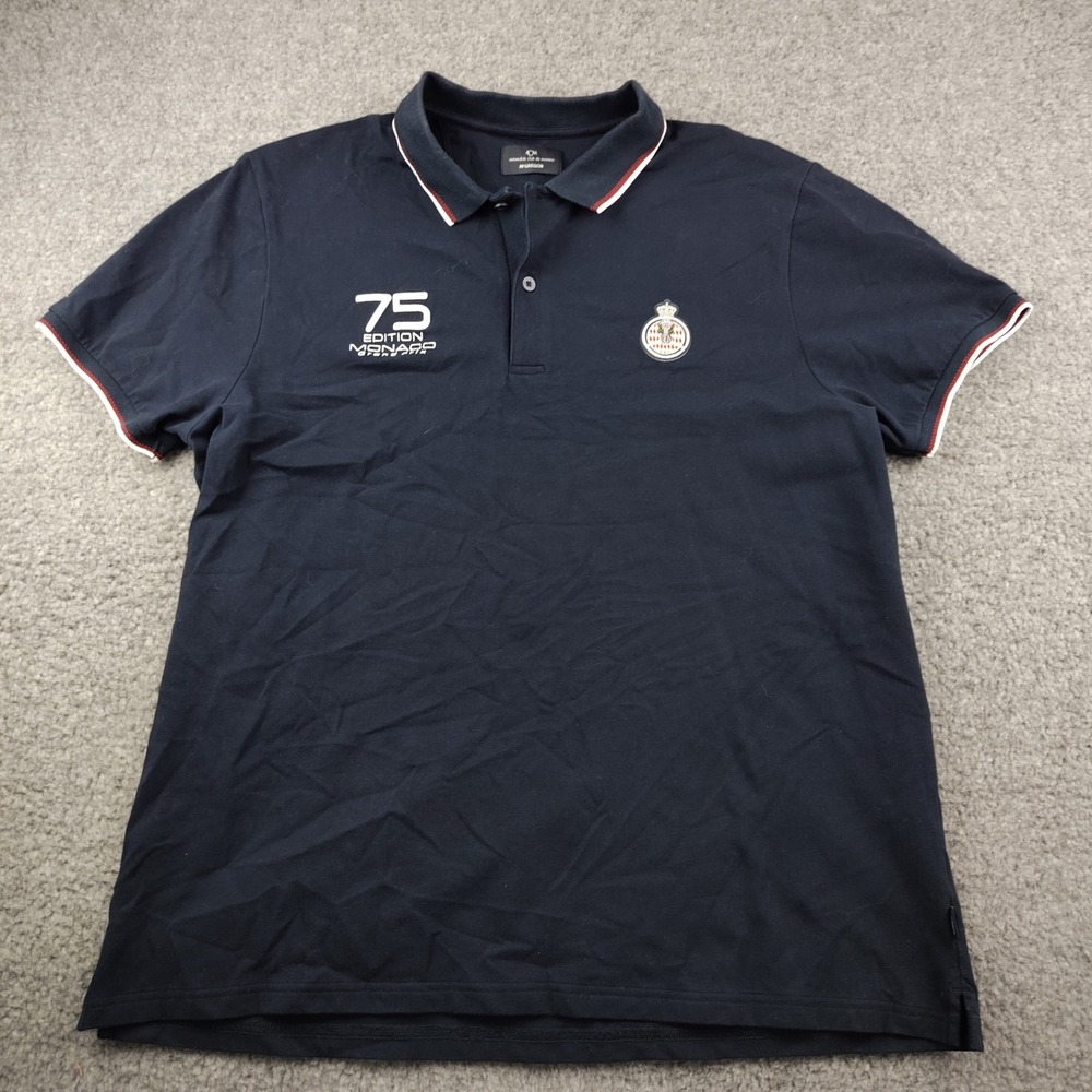 McGregor Polo Shirt Mens Large 75th Edition Monaco Grand Prix ACM EUC